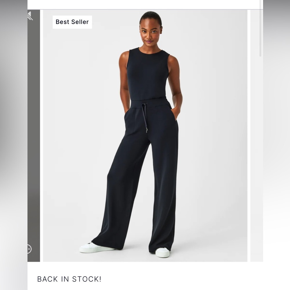 Spanx AirEssentials Very Black Jumpsuit 1X